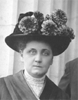 Jane Addams.  C.C. Catt Albums, Bryn Mawr College Library