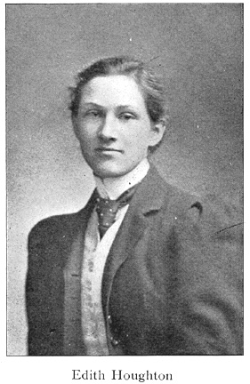 Edith Houghton Hooker, as a student