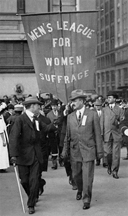 Men's League for Women's Suffrage. C.C. Catt Albums, Bryn Mawr College Library