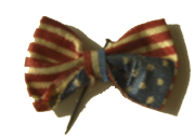 American flag ribbon. Women's Suffrage Ephemera Collection, Bryn Mawr College Library